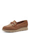 Δερμάτινα Γυναικεία Loafers σε Ταμπά Χρώμα