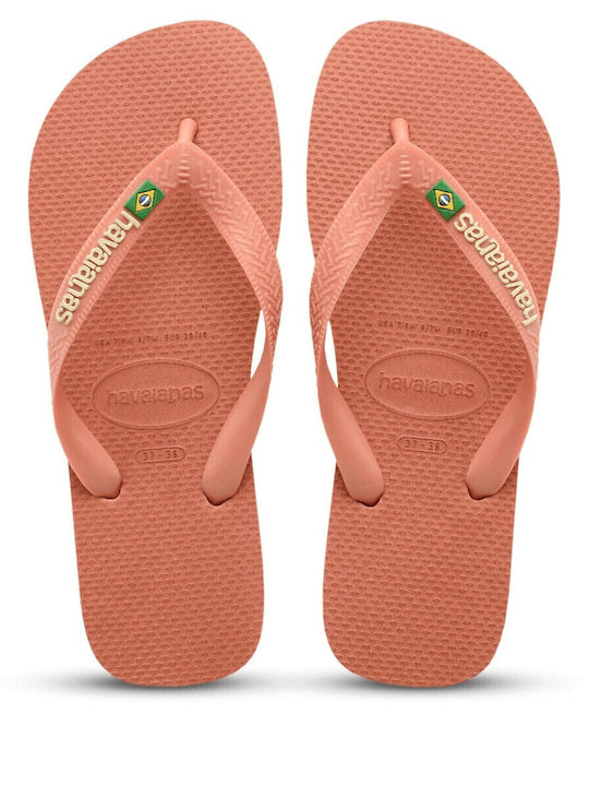 Havaianas Brasil Logo Șlapi Damă în Culoare Por...