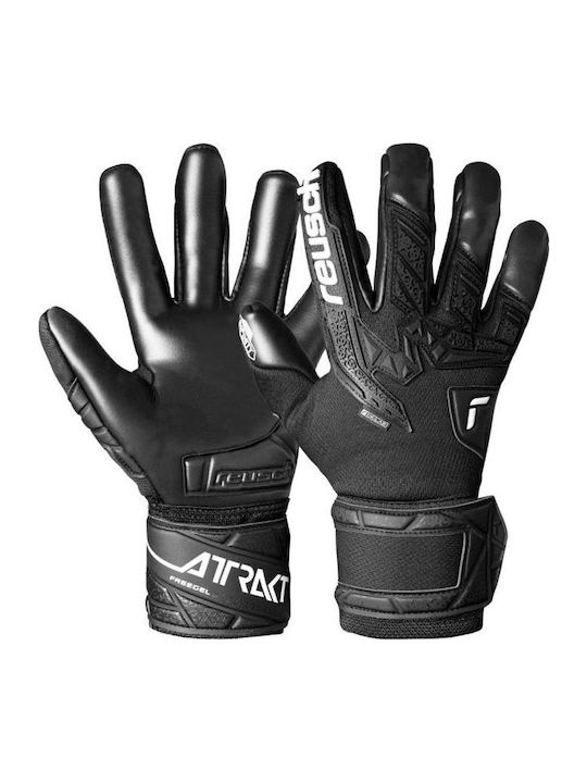 Reusch Attrakt Freegel Infinity Adults Goalkeeper Gloves Black