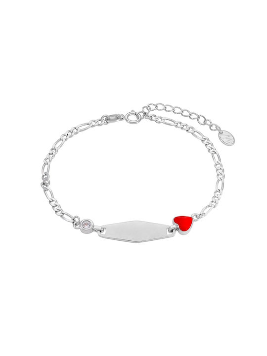 Marea Kids Bracelet ID from Silver with Heart