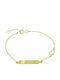 Mertzios.gr Kinderarmband ID aus Gold mit Herz
