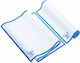 Glasreinigungstuch Rolle 40x80cm Weiß-Blau 8 Stück Finezza Ro-pe-10