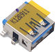 USB щепсел за лаптоп Toshiba C50-a C50d-a C55d-a USB 3.0 порт жак конектор C50-a C50d-a C55d-a код 1-usb012