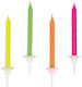 Amscan Birthday Candle Number Multicolored 10pcs 551819