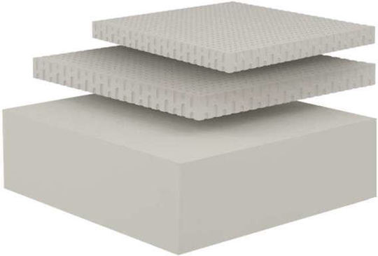 Dunlopillo Alpine Ultra Полуединичен Анатомичен Матрак Латекс / Пяна 120x200x22см