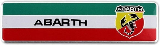 Σήμα Αυτοκινήτου Fiat Abarth Πίσω Ταμπλό 100mm X27mm