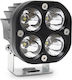 Squareς Waterproof Headlights Car LED Mitsubishi Pick-up Nissan PickUp 20W 3cm with White Lighting 1pcs