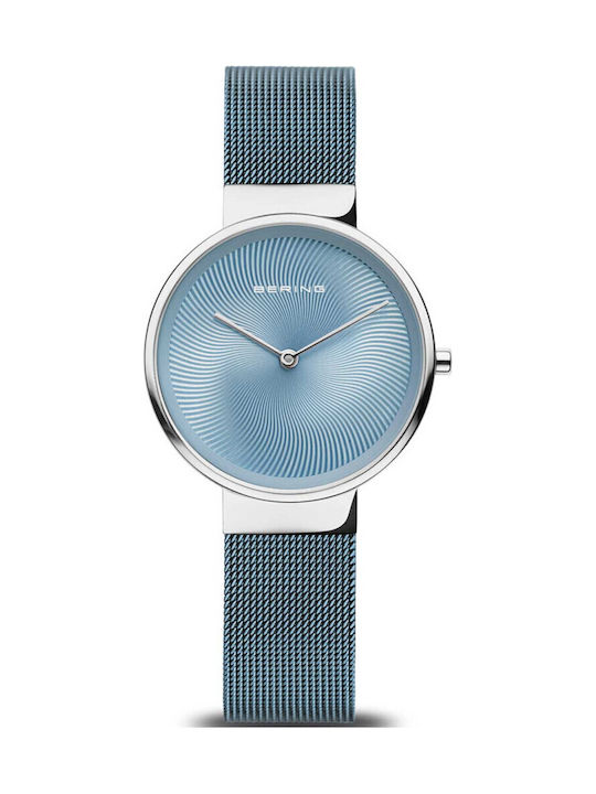 Bering Time Γυναικείο Ρολόι 31mm Μπαταρίας με Τιρκουάζ Μεταλλικό Μπρασελέ