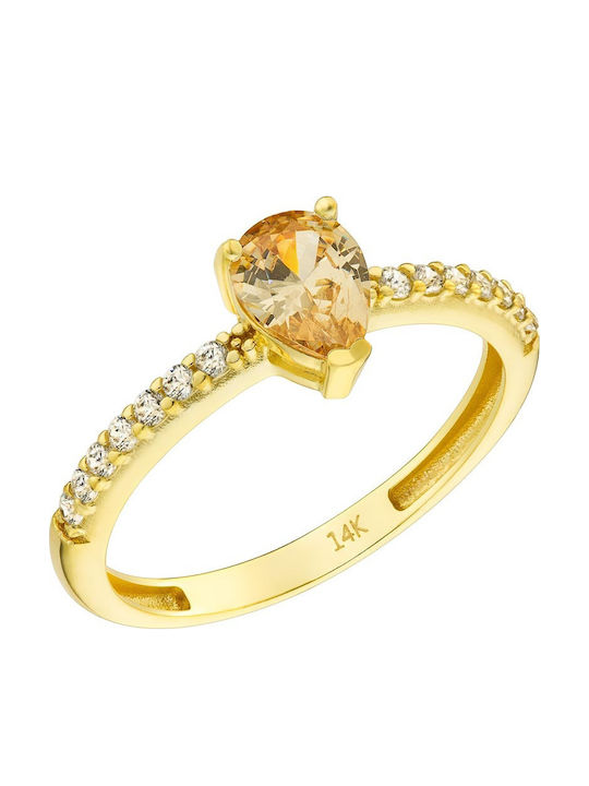 Dio Jewellery Lab Μονόπετρο από Ασήμι