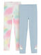 Set Kinder Leggings Lang Hellblau