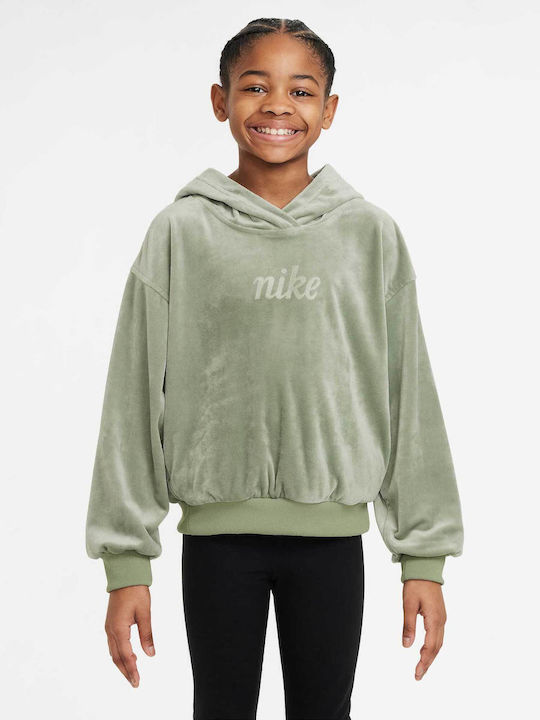 Nike Hanorac Copii cu Glugă și Buzunare Green G...