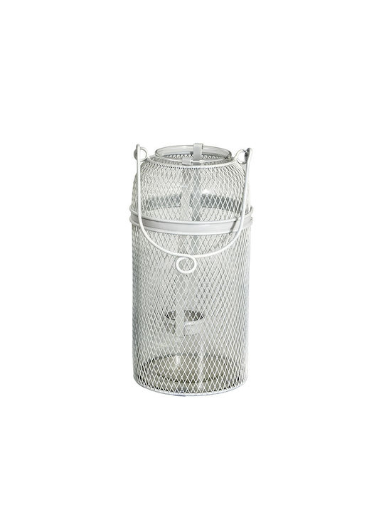 Zaros Glass Lantern White