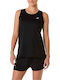 Women's Sports Sleeveless Black Blouse