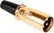 Male Gold Microphone Plug