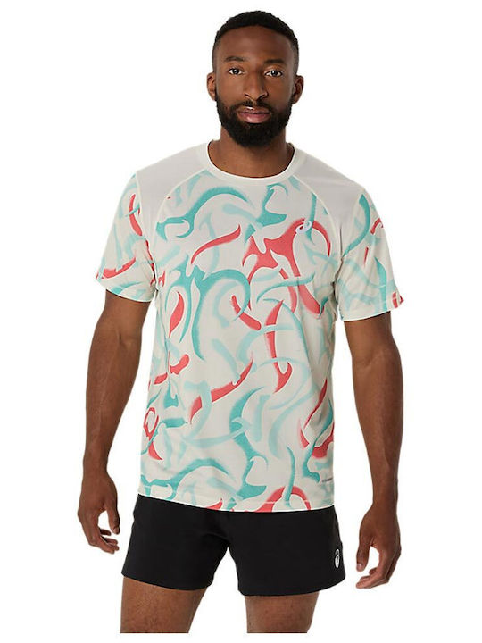 ASICS Road Αθλητικό T-shirt Μπεζ