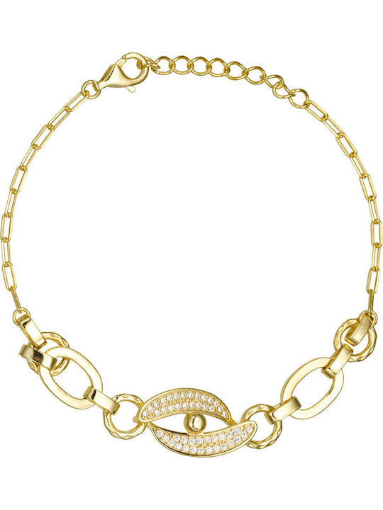 Ioannis Kosmima Women's Bracelet made of Silver Gold Plated