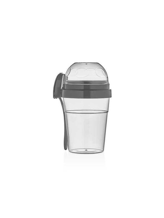 Veltihome Δοχείο Φαγητού Πλαστικό Γκρι 400ml