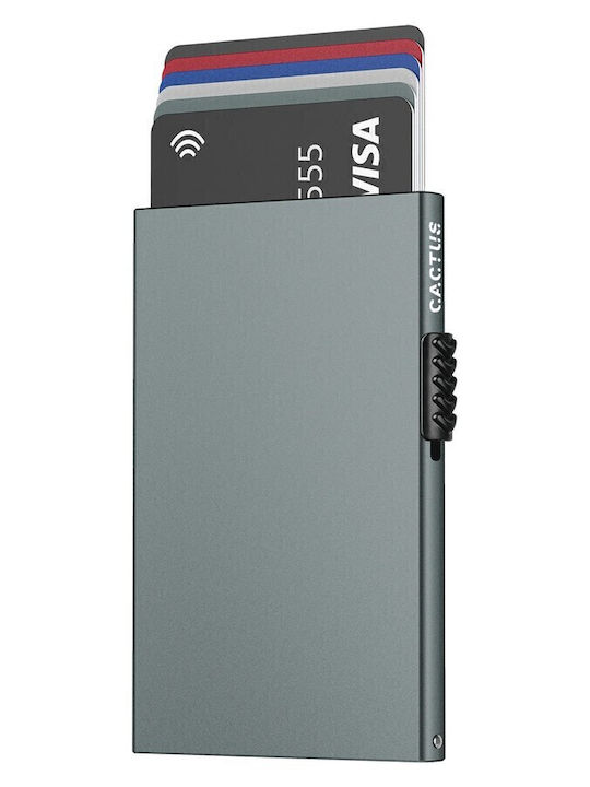Men's Wallet Cards with RFID Gray