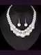 Set with Necklace & Earrings with Pearls