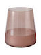 Boltze Glas Wasser aus Glas in Rosa Farbe 420ml
