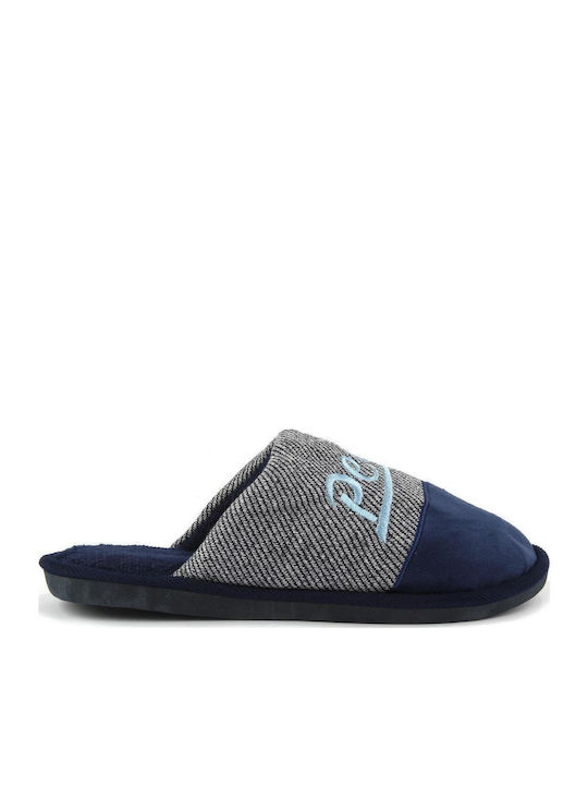 Fshoes Men's Slipper Blue
