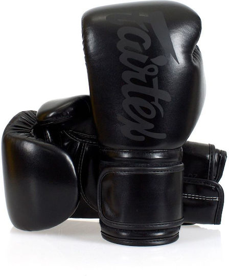 Fairtex Mănuși de Box din Piele Sintetică pentru Competiție Negre