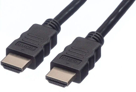 Value Ъгъл Кабел HDMI мъжки - HDMI мъжки 2м Черен