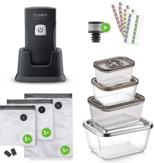 Caso Vacu OneTouch Pro Gray 24 Pieces