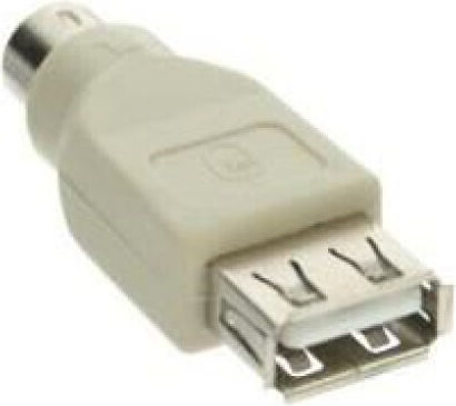 InLine Конвертор PS/2 Мъжки в PS/2 Женски Бял 1 Брой 33103