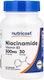 Nutricost Niacinamide (Vitamin B3) Vitamin for Nervous System Health 500mg 30 caps