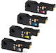 Xerox Compatible Toner Multipack Bk C M Y Phaser 6000 6010 Workcentre 6015 Xerox Workcentre Phaser 6000 6010 6010n 6015 6015v/b 6015v/n 6015v/ni 6000 Bk C M Y