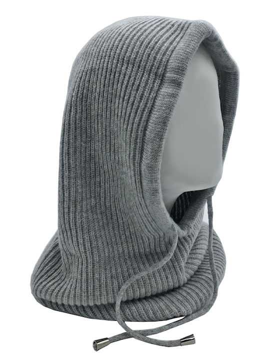 Beanie Unisex Σκούφος Πλεκτός σε Γκρι χρώμα
