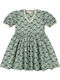 Children's Dress Lacy Green