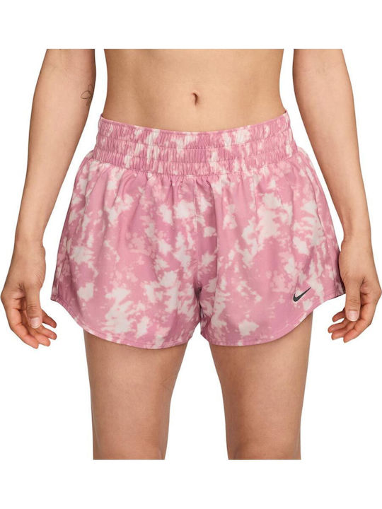 Nike One Women's Sporty Shorts Dri-Fit Pink