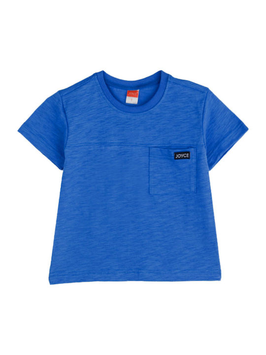 Joyce Παιδικό T-shirt Μπλε Ρουά Pocket