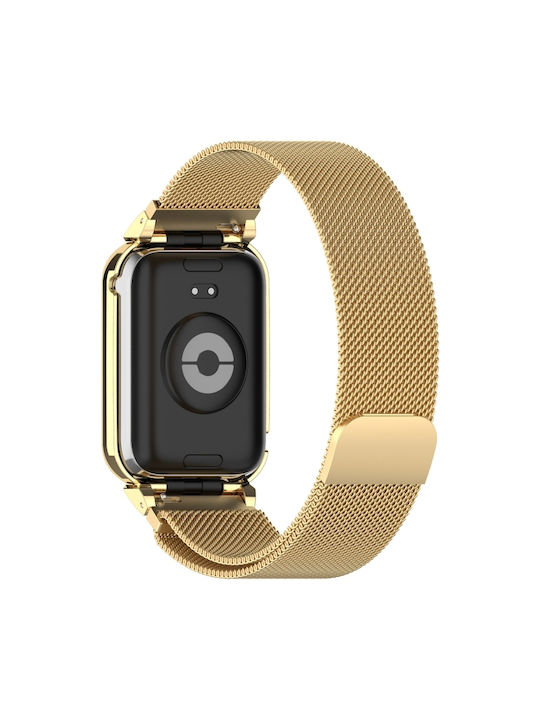Λουράκι Ανοξείδωτο Ατσάλι Χρυσό (Smart Band 8 Pro)