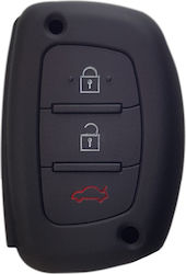 Hyundai Car Key Cover 1007-02 Flexible Black