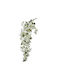 Bougainvillea Branch Hanging White 29x13x126cm