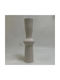 Homemarkt Tabletop Ceramic Decorative Scepter Hm4637.01 Crystal Off-White Φ14x50cm