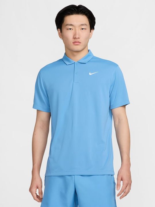 Nike Court Dri-Fit DH0857-489 Ανδρική Μπλούζα Μπλε