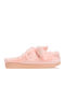 Dog Love Winter Damen Hausschuhe mit Fell Rosa