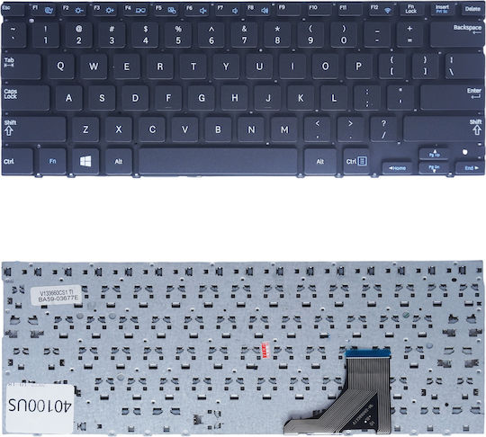Laptop Keyboard Samsung 530u3b 530u3c 532u3c 535u3c 540u3c Np530u3b Np530u3c Np532u3c Np535u3c Np540u3c Ba59-03527j Cnba59032 V133660bk1ef Us No Frame Black Code 40100us