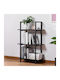 Βιβλιοθήκη Black 57x95x28εκ.
