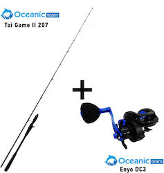 Oceanic Tai Game Ii + Oceanic Team pentru Cauciuc Tai 2.07m cu Mecanism 50-150gr CO.TAIRAB4 Oceanic Tai Game Ii + Oceanic Team pentru Cauciuc Tai 2.07m cu Mecanism 50-150gr CO.TAIRAB4