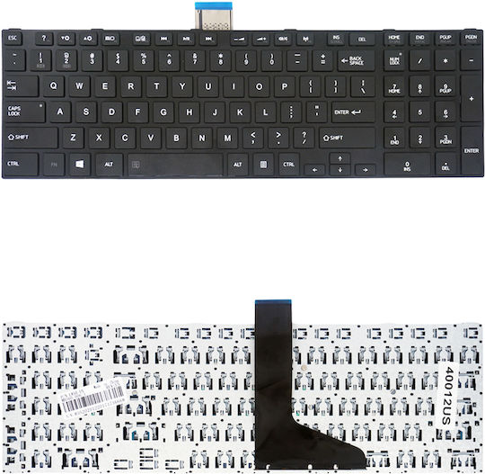 Πληκτρολόγιο Keyboard Toshiba Satellite C850 C855d L850 L850d P850 L850-16d L855 L855d L870 L870d Us Κωδ 40012us