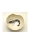 Handmade Black Shrimp Porcelain Bowl 15cm