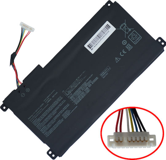 Батерия за лаптоп Asus Vivobook 14 E410ma L410ma E410ka E510ma E510ka F414ma L510ma R522ma B31n1912 11.55v 42wh 3640mah лентов кабел 7 пина код 1-bat0450
