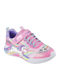 S-lights Kids Sneakers with Scratch Pink