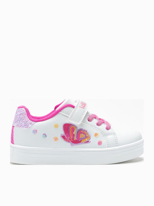 Cinzia2 Kids Sneakers Anatomic with Scratch White