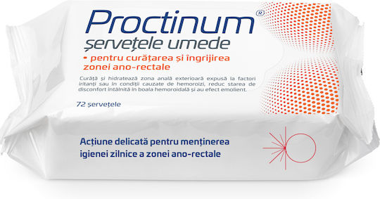 Zdrovit Proctinum Reinigungstücher Für Hämorrhoiden 72 Stück